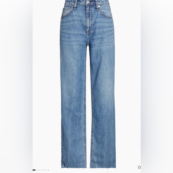 rag & bone The Baggy Dre Low Rise Boyfriend Jeans Blue Size 27 NWT $258 - Picture 2 of 12